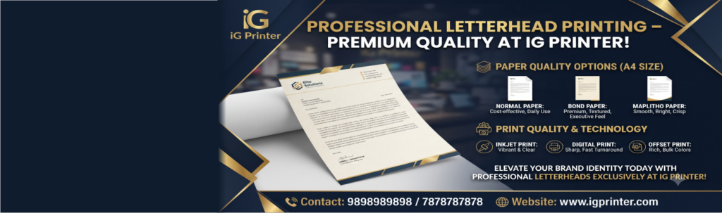 Letter Head IG Printer